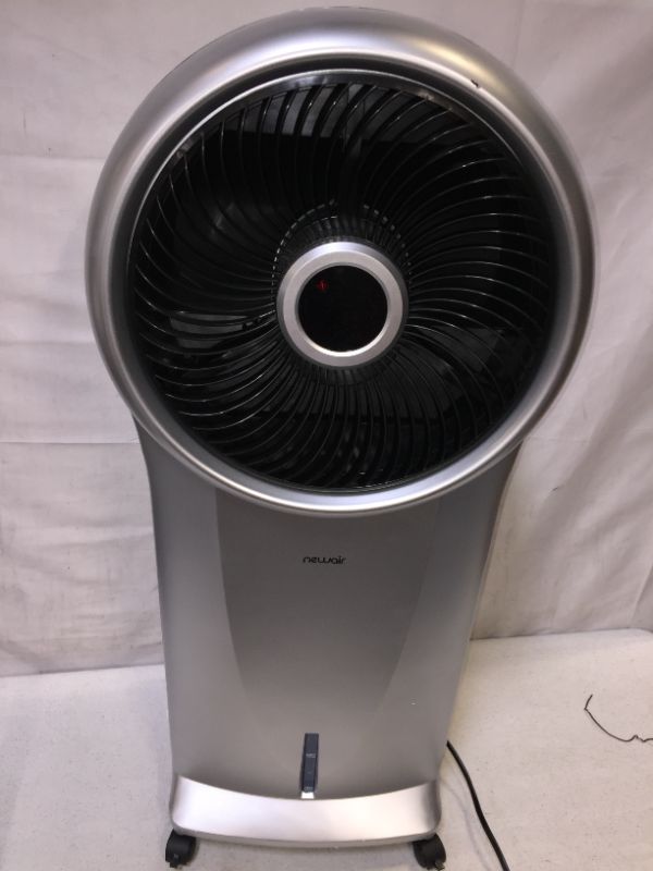 Photo 3 of NewAir Evaporative Air Cooler and Portable Cooling Fan Silver, 1.45 Gallon Removable Water Tank, Remote Control and Timer, Cost Saving Cooling for Dry Climate NEC500SI00
