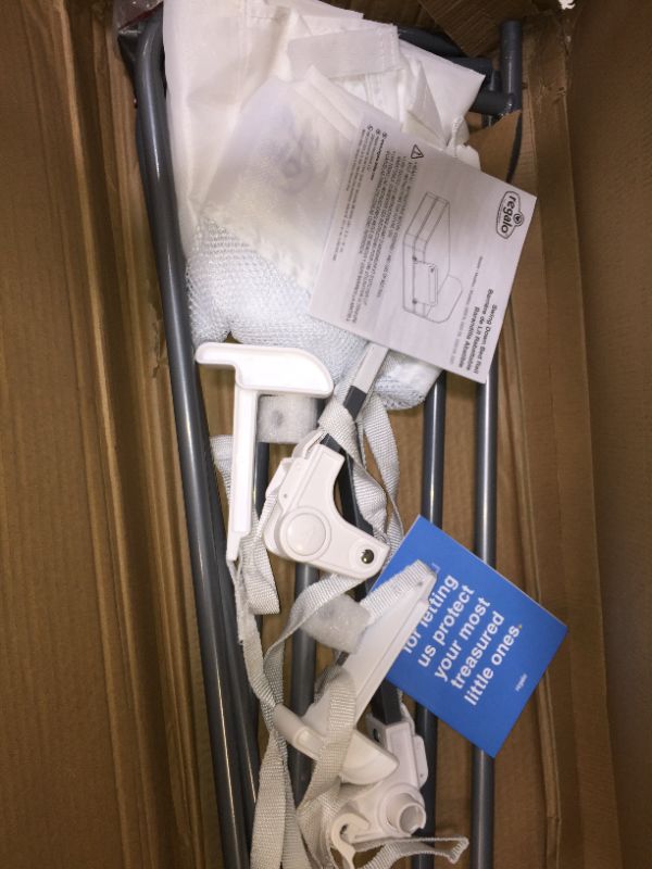 Photo 1 of Regalo White Swing Down Extra Long Bedrail