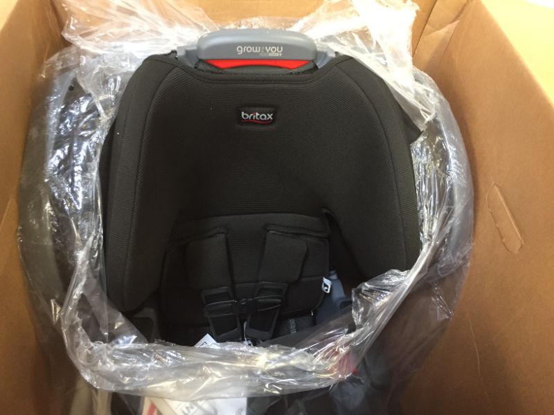 Photo 2 of Britax Grow with You ClickTight Plus Harness-2-Booster Car Seat, Jet Safewash Fabric
