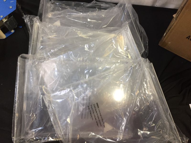 Photo 1 of T-SIGN Acrylic Sign Holder 8.5 x 11 Inch T Shaped - Table Top Double-Sided Clear Display Menu Stand - Classic ImageStand Up Bottom Load Ad Photo Frame 6 Pack for Restaurants, Office