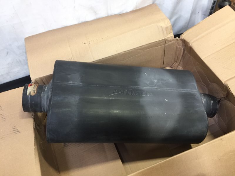 Photo 2 of Flowmaster 53055 Super 50 Muffler - 3.00 Center IN / 3.00 Center OUT - Moderate Sound