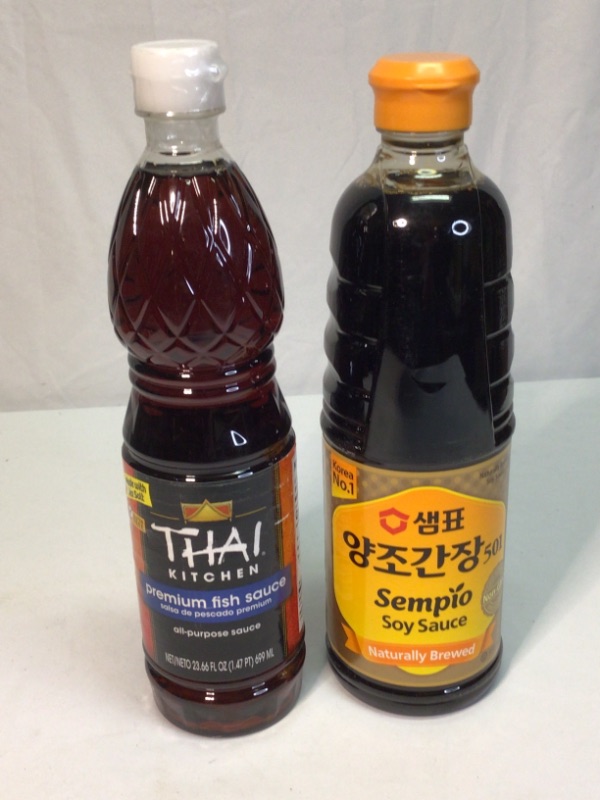 Photo 3 of 2 Items--Sempio Naturally Brewed Soy Sauce 501, 31.4 Fl Oz (930mL) AND Thai Kitchen Premium Fish Sauce 23.66 oz