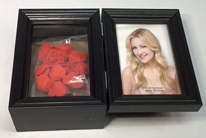 Photo 1 of 4 x 6 Photo Frame Box- Black