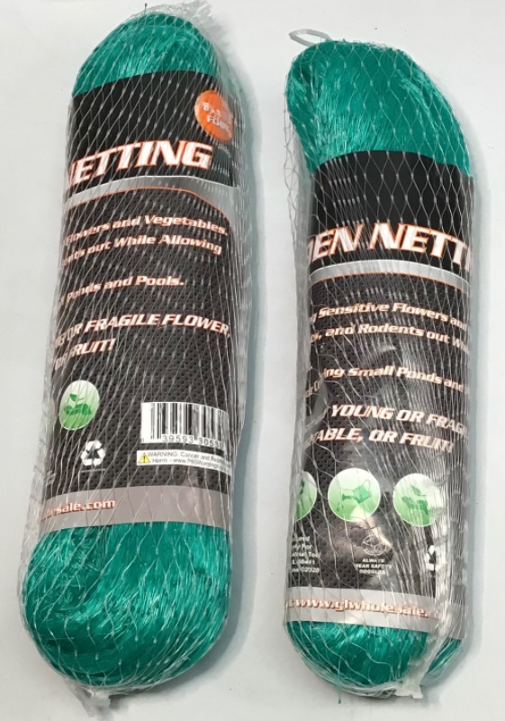 Photo 6 of Garden Items- Trellis Netting White- 2 Packages 5 x 30 feet, Garden Netting Green 6 1/2 x 33 feet, Gorilla Grip XL Gloves, Mosquito Dunks, Irrigation Drips