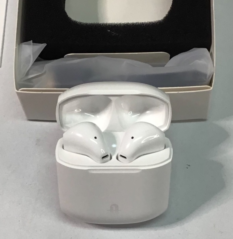 Photo 3 of TaoTronics SoundLiberty 95 True Wireless Earbuds Bluetooth - White