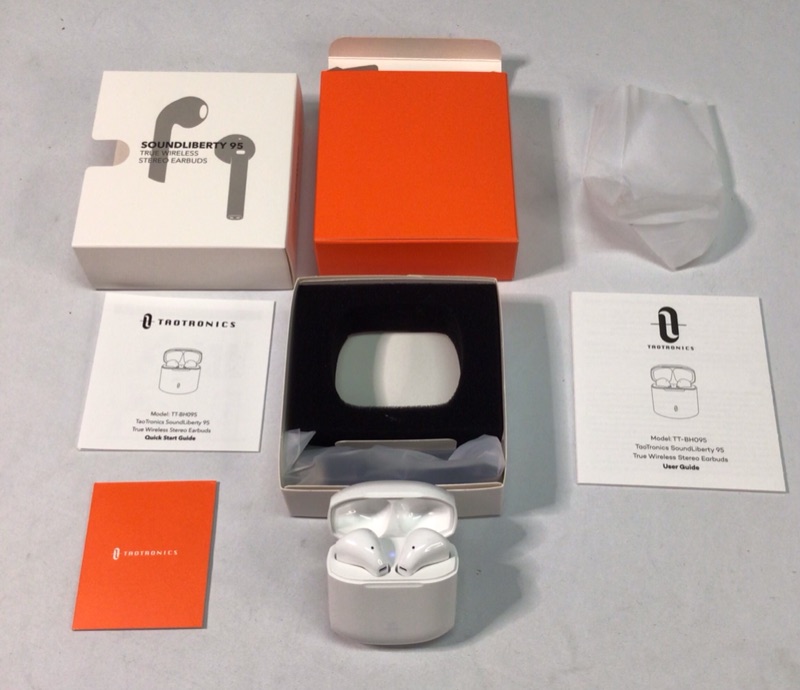 Photo 2 of TaoTronics SoundLiberty 95 True Wireless Earbuds Bluetooth - White