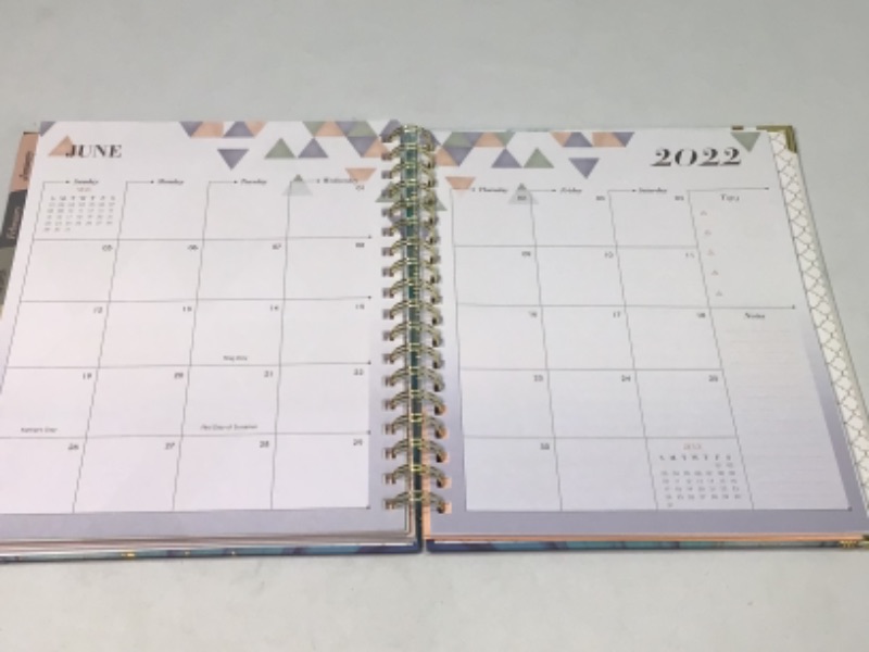 Photo 3 of 2 Planners -Weekly and Monthly Planners- Both are July 2021 thru June 2022