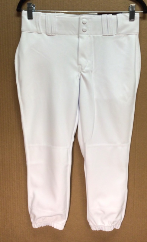 Photo 1 of Champro Women's Softball Pants- Belt Loops-White- Size Women's Small