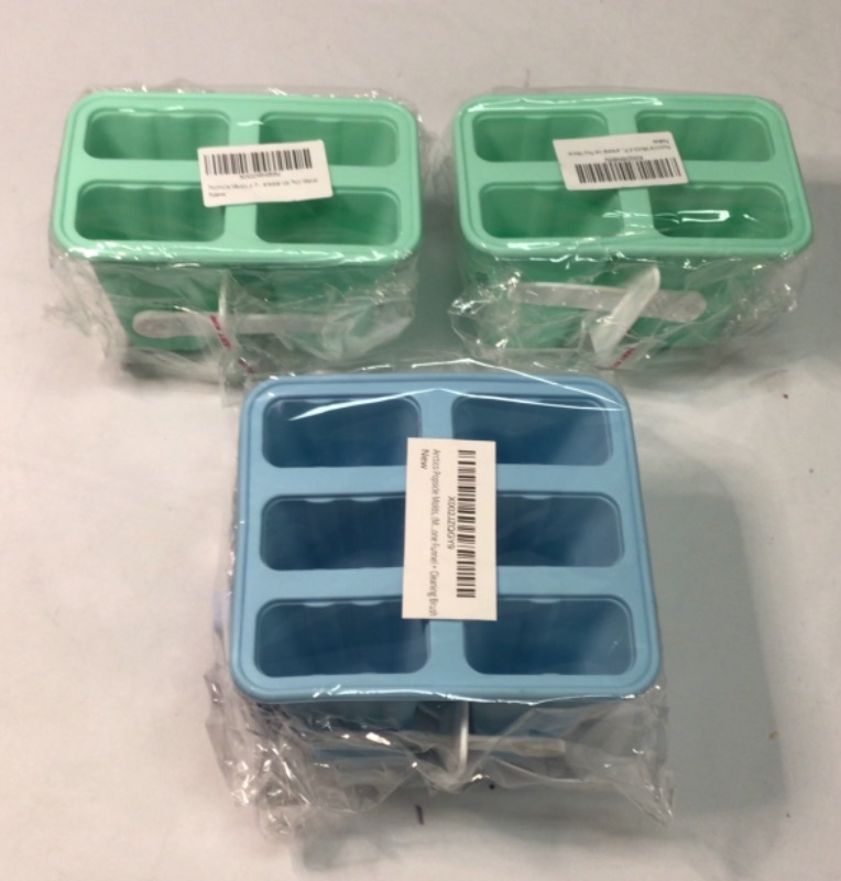 Photo 1 of 3 Packages- 2 Popsicle Silicone Molds 4 Pieces and One 6 Pieces Silicone Ice Pop Molds BPA Free Popsicle Mold Reusable Easy Release Ice Pop Maker 6.99