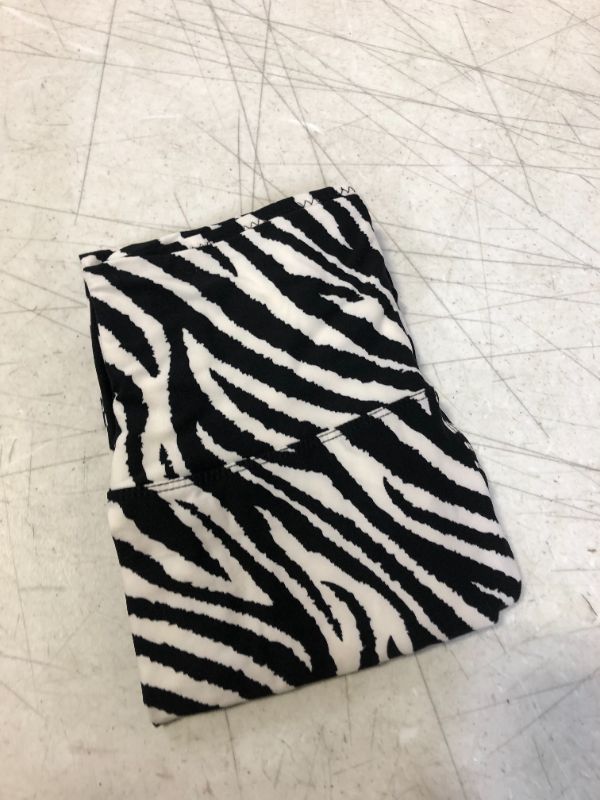 Photo 1 of HIGHDAYS HIGH WAISTED LEGGINGS FOR WOMEN ZEBRA STRIPES SMALL/MEDIUM