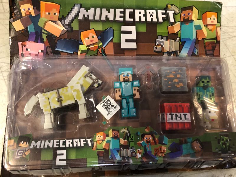 Photo 1 of Minecraft 2 Fig set 8 pcs
