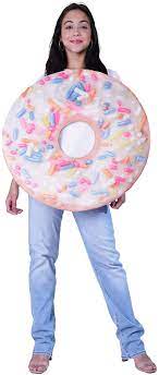 Photo 1 of PGOND DONUT JUMPSUIT ADULTS WOMEN DRESS UP FOOD COSTUME UNISEX LIGHT COLOR