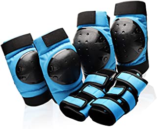 Photo 1 of Knee Pads Elbow Pads Wrist Guards Protective Gear Set for Youth/Teens for Skateboarding Rollerblading Roller Skating Cycling Bike BMX Bicycle Scootering 6pcs M/L