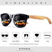 Photo 1 of kithdia wooden sunglasses polarized C8001