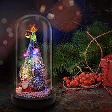 Photo 1 of FEGWAVE HAPPY NEW YEAR GIFTS MINIATURE CHRISTMAS TREE WITH COLOR LIGHT