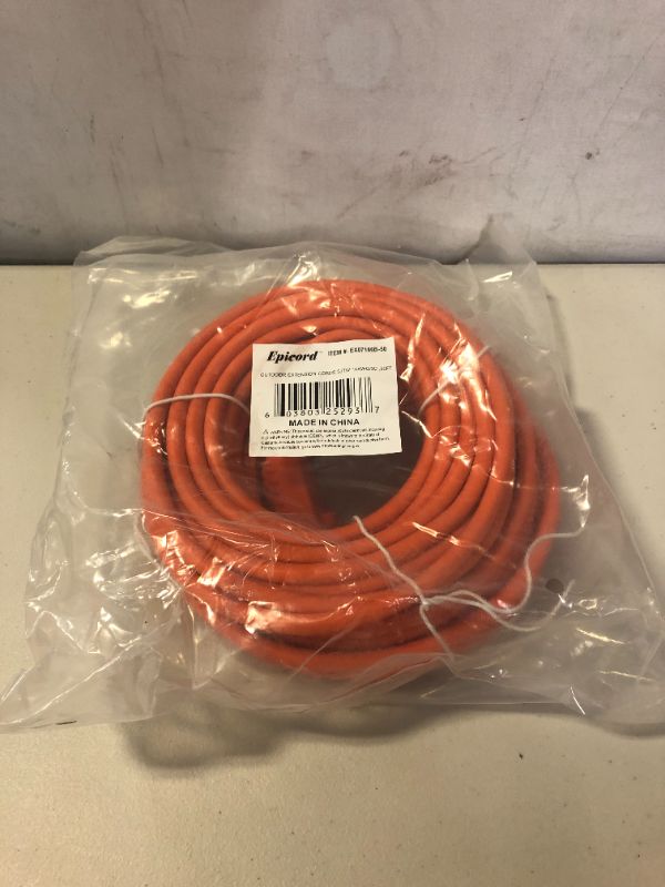 Photo 2 of 16/3 Extension Cord Outdoor Extension Cord (100 ft) Orange heavy duty extension cord
