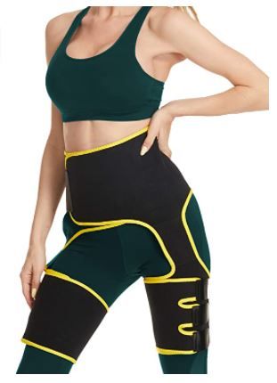 Photo 1 of 3-in-1 High Waist Trainer Thigh Trimmer Fitness Support Sport Belt for Women
