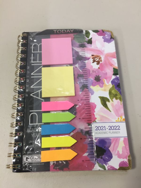 Photo 2 of 2021-2022 - Hardcover Planner - SPRING FLORAL