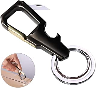 Photo 1 of Keychain Bottle Opener Ottorus Key Chain Unisex Parcel Opener Key Hooks Car Keychains Key Organizer for Men and Women 6 PACK
