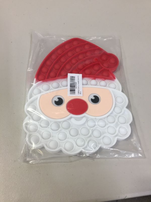 Photo 2 of  Pop Popper Fidget Figetget White Christmas Santa Claus