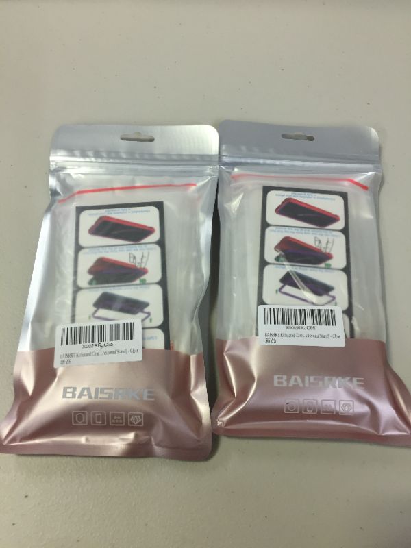 Photo 2 of baisrke kickstand case compatible with samsung galaxy s21 2 pack 
