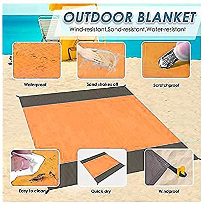 Photo 1 of Alpha Beach Blanket Sandproof | Beach Mat Sand Free Waterproof Picnic Blanket |9x10 Feet| Portable | Travel Blanket | Camping Mat and Picnic Mat | Beach Blankets Beach Blanket Waterproof Sandproof
