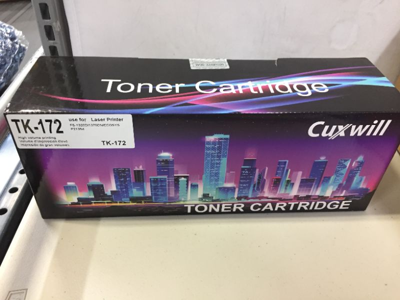 Photo 2 of Cuxwill Compatible Toner Cartridge Replacement for Kyocera TK-172 TK172 use with ECOSYS P2135dn P2135d FS-1320D FS-1370DN Printer 
