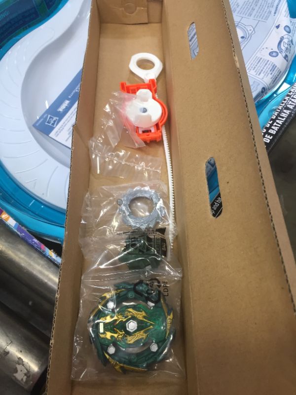 Photo 3 of Beyblade Burst Rise Hypersphere Vertical Drop Battle Set
missing one beyblade 