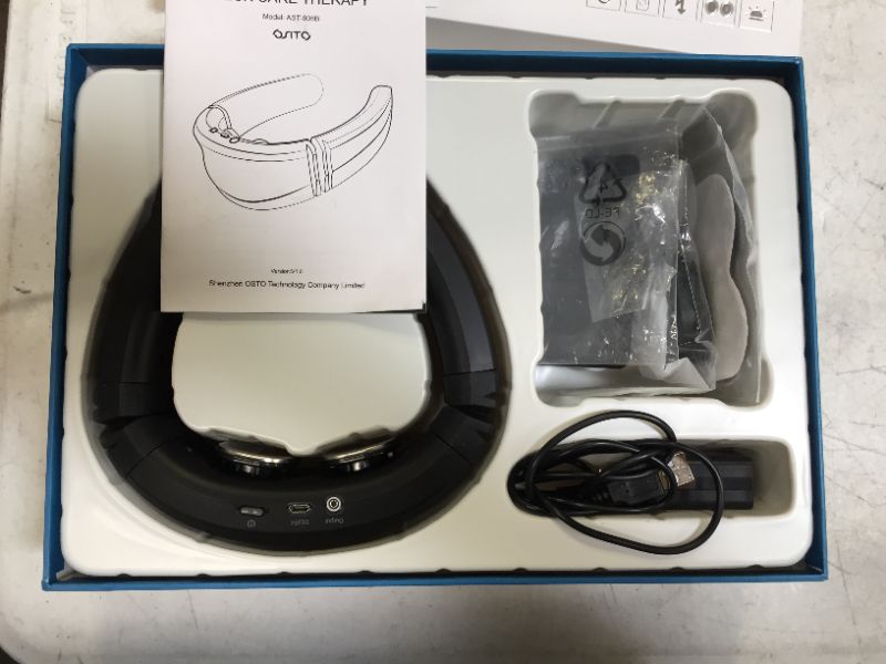 Photo 2 of OPEN BOX OSITO AST-905B Neck Massager with Heat in Black - 9 Modes / 50 Levels