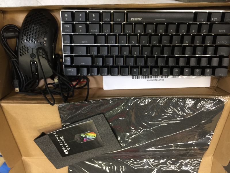 Photo 1 of GAMING KEYBOARD/MOUSE PLUS MOUSEPAD 