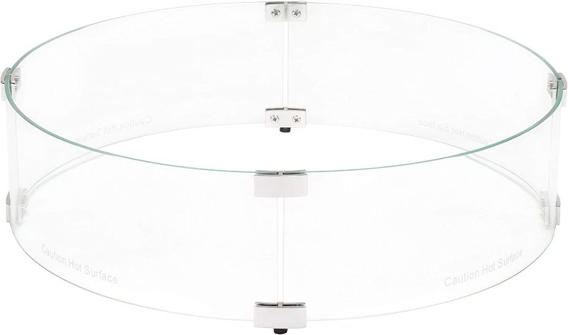 Photo 1 of 24" ROUND GLASS WIND GUARD