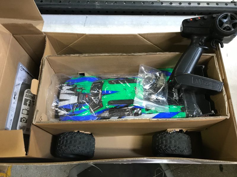 Photo 2 of ARRMA RC Truck 1/10 VORTEKS 4X4 3S BLX Stadium Truck RTR (Batteries and Charger Not Included), Green, ARA4305V3T3
