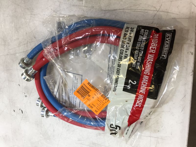 Photo 2 of 5 ft. Red and Blue Fill Hose