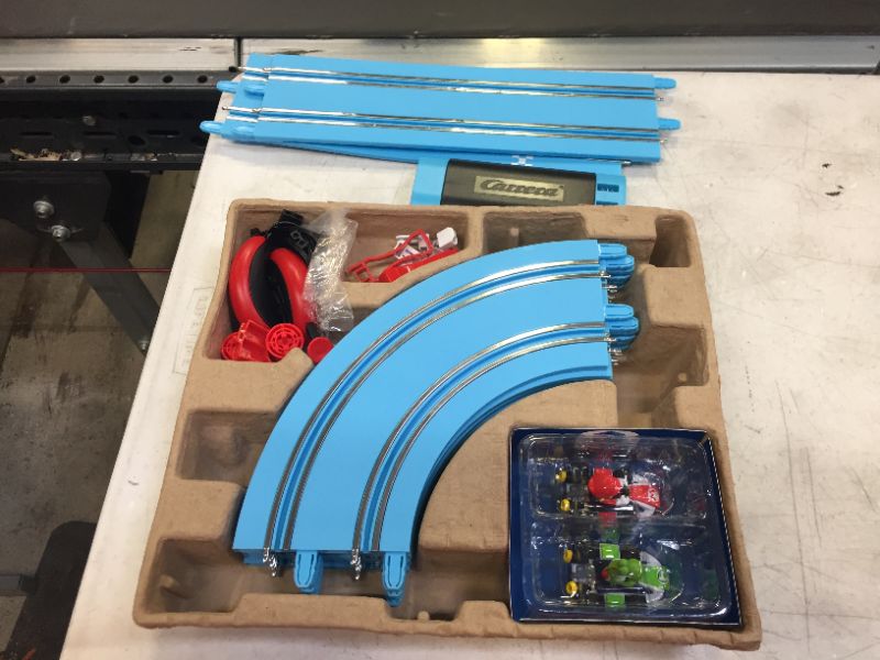 Photo 1 of Carrera First Mario Kart - Slot Car Race Track with Spinners (POSSIBLE PART/PIECE MISSING)
