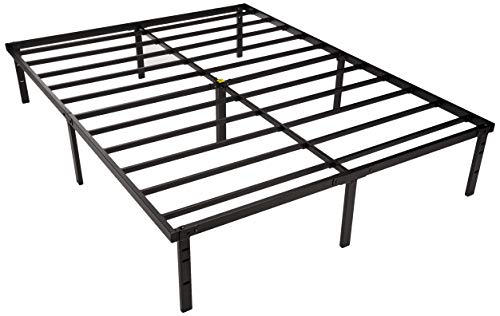 Photo 1 of Amazon Basics Heavy Duty Non-Slip Bed Frame with Steel Slats, Easy Assembly - 14"H, Full