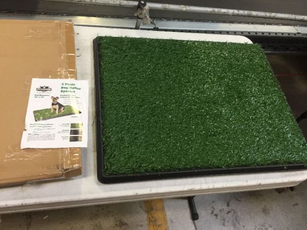 Photo 1 of Artificial Grass Puppy Pad for Dogs and Small Pets – Portable Training Pad with Tray – Dog Housebreaking Supplies by PETMAKER