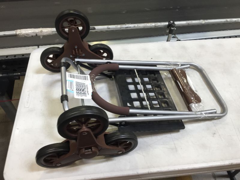 Photo 1 of 3 Wheel Portable Shopping Dolly Utility Cart