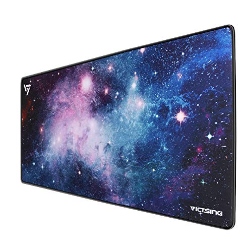 Photo 1 of Vic Tech FL, [30% Larger] Long Mouse pad, Large Gaming Mouse Pad with Stitched Edges, XXL Mousepad (31.5x15.7In), Desk Pad Keyboard Mat, Non-Slip Base
