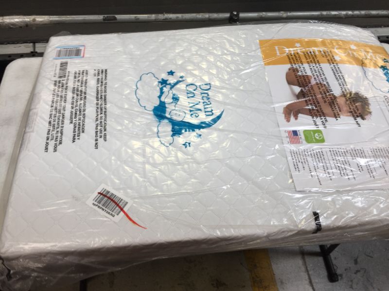 Photo 1 of Dream On Me, Holly 3” Fiber Portable Crib Mattress I Waterproof I Greenguard Gold Certified
