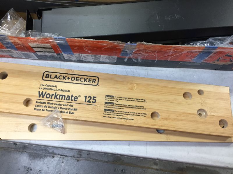 Photo 1 of BLACK+DECKER Workmate Portable Workbench, 350-Pound Capacity (WM125)
