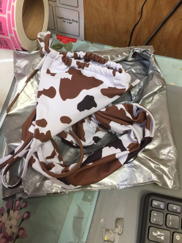 Photo 1 of Cow Print Bikini size small