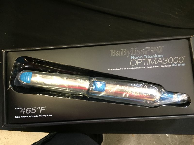 Photo 1 of BaBylissPRO Nano Titanium Prima Ionic Straightener
