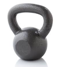 Photo 1 of 60 lb. Cast Iron Kettlebell with Durable Hammertone Finish, Sold Individually
