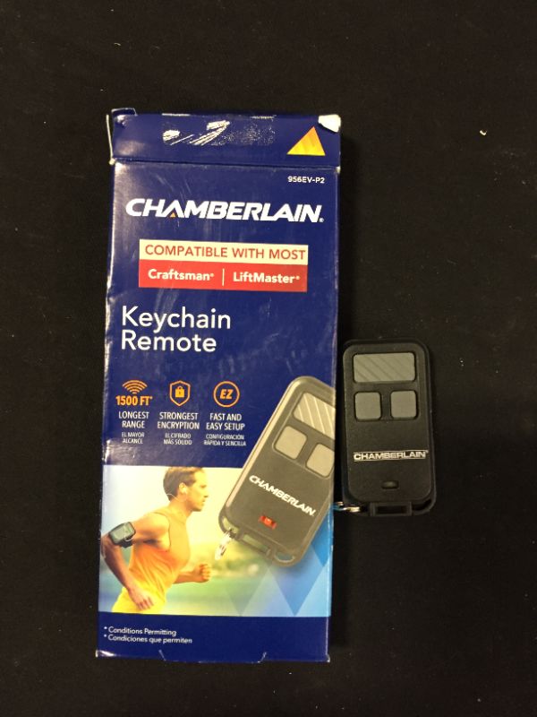 Photo 2 of Chamberlain 3-Button Keychain Garage Door Remote Control