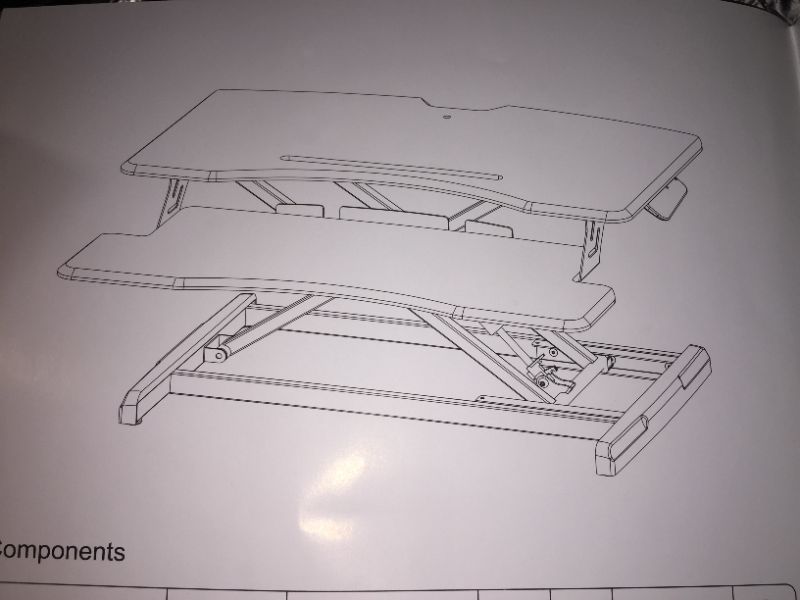 Photo 1 of SIT STAND DESKTOP FEZIBO