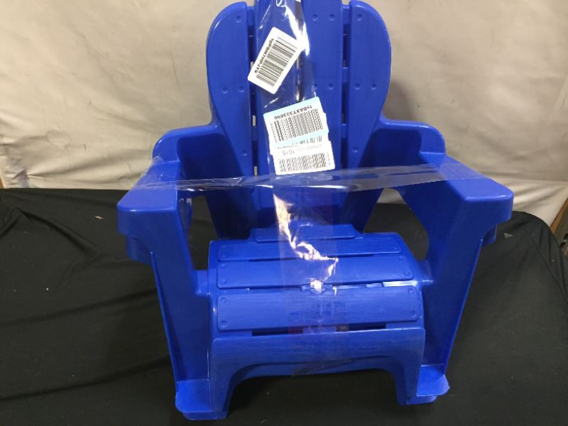 Photo 1 of 2 pack of children's lawn chair (blue)