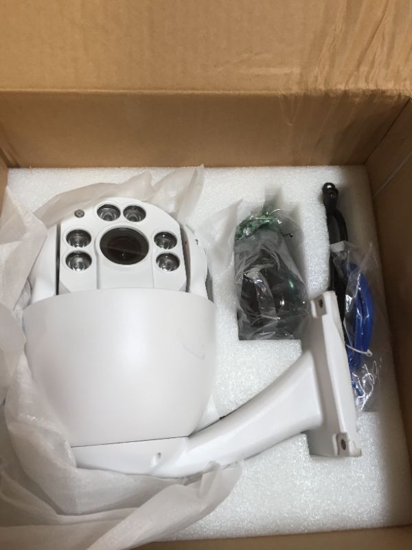 Photo 1 of REOLINK PTZ Security Camera Outdoor 5MP (2560x1920) Super HD, 360° Pan 90° Tilt, 4X Optical Zoom, 2.7-12 mm Motorized Auto-Focus Lens, 190ft IR Night Vision, IP66 Waterproof, PoE IP Camera, RLC-423
