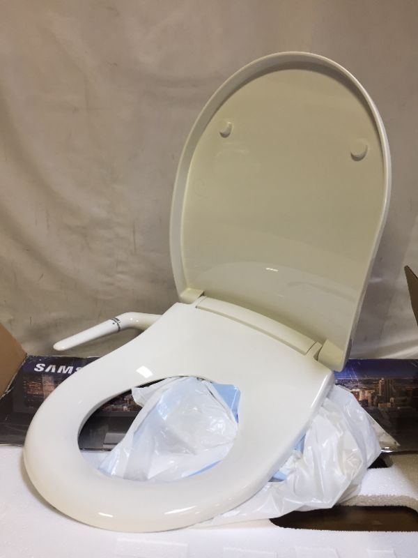 Photo 3 of Closed Front Toilet Seat in White