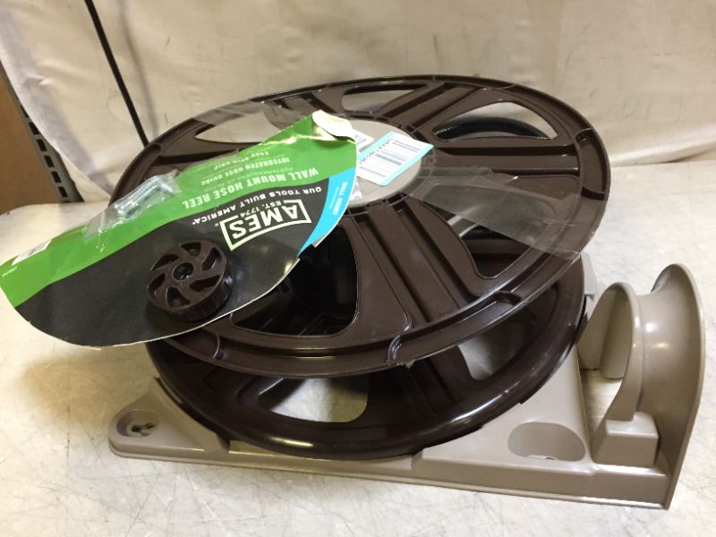 Photo 3 of Ames 2388340 Wall Mount Hose Reel, Polypropylene