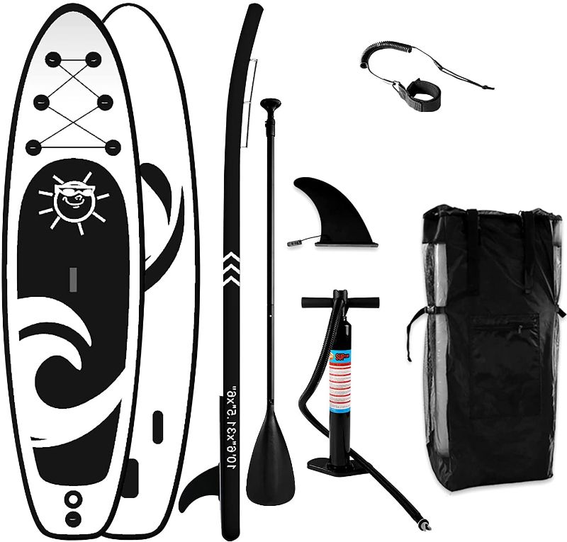 Photo 1 of SOARRUCY Inflatable Paddle Board - 10.5ft Stand Up Paddle Board Inflatable,Paddleboard Inflatable with Sup Paddle Board Accessories
